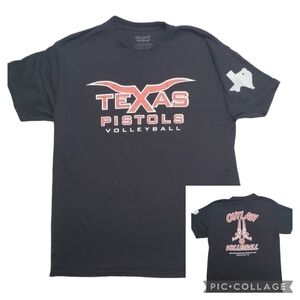 TEXAS Pistols Volleyball Unisex T-Shirt Size Large